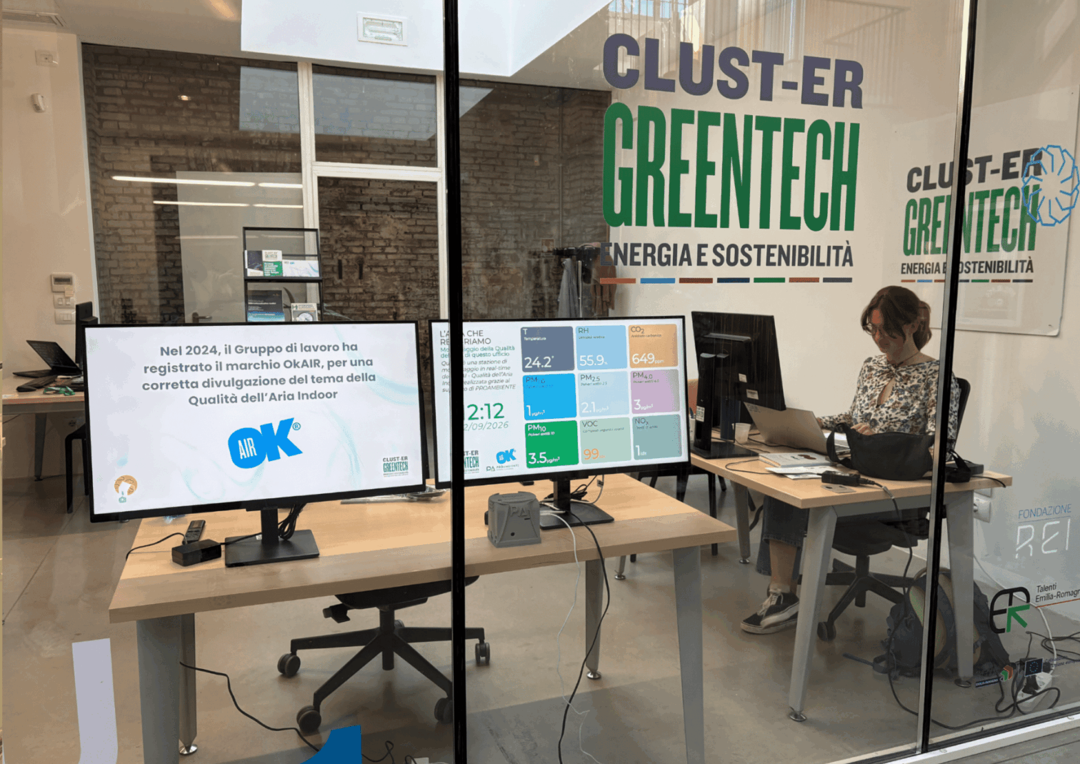 monitoraggio qualità dell'aria indoor